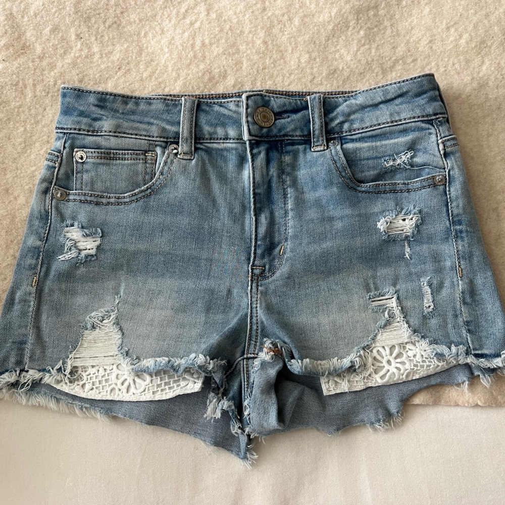 American Eagle High Waist Jean Shorts